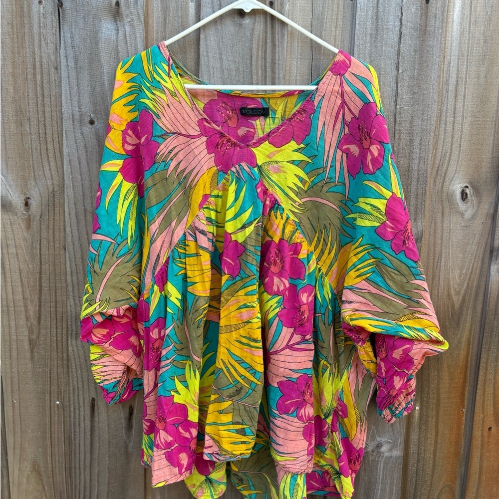 VOLCOM Floral Women's Top